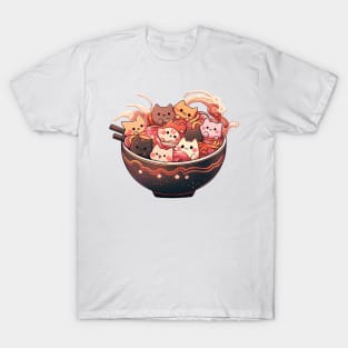 cats in ramen T-Shirt